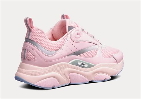 pink and grey dior b22|B22 Sneaker Pink Technical Mesh and Smooth Calfskin .